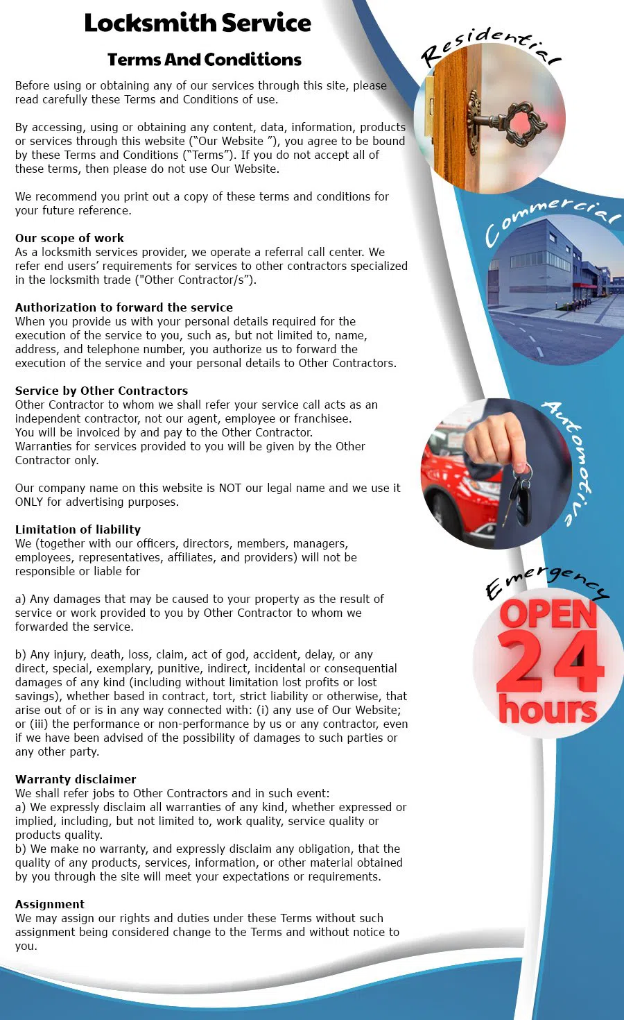 Community Locksmith Store Dallas, TX 972-908-5982 - terms-ls